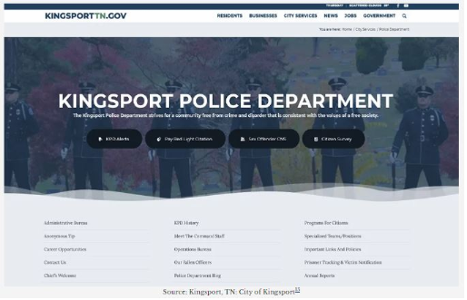 KINGSPORT POLICE DEPARTMENT